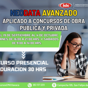 Neodata Avanzado Aplicado a  Concursos de Obra Pública y  Privada