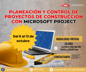 Planeación y Control de Proyectos  de Construcción con Microsoft  Project