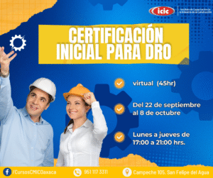Certificación inicial para DRO