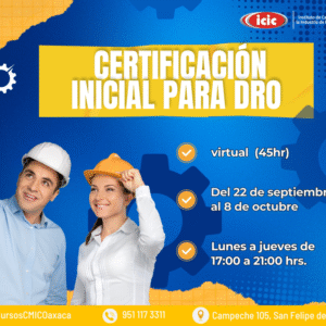 Certificación inicial para DRO