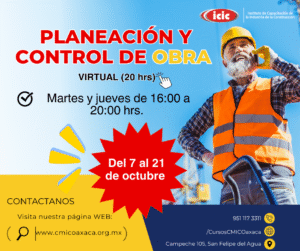 Planeación y Control de Obra