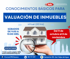 Conocimientos básicos para la Valuación de Inmuebles
